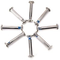 8x/set inline roller axles blades screws skate wheel bolts for skate shoes