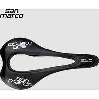 Lightweight San Marco Saddle SLR Full Carbon Bicycle Saddles Hollow Road MTB Mountain Hard Racing Bike Seat for Men Women 145mm