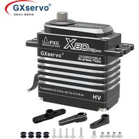 GXservo 80kg Waterproof Servo Pwm Digital Servos Brushless Motor High Torque Metal Gears Servo for 1/8 1/10 1/12 Rc Car Robots