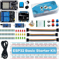 Learning Basic Starter Kit for ESP32 ESP-32S WIFI I OT Development Board Module Basic Starter Kit with Storage Box for Arduino