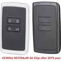 KEYECU Replacement Keyless Smart key Card 433MHz NCF29AxM for Renault Espace 5,Clio 5 Capture || Megan E-Tech Arkana Talisman