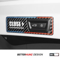 For BMW X5 E70 F15 X6 E71 F16 X3 F25 G01 X4 F26 G02 X1 E84 X2 Carbon Fiber Car Interior Trim Rear Trunk Switch Button Sticker