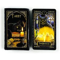 Tarot Cards Mysterious Animal Magic Divination Edition Borad Playing Games ,Spiritual Guidance & Collectors & Gift Giving
