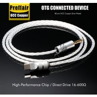 Preffair B&W Px8 px7s2e USB-C to 3.5mm cable Bowers px8 headphone cable 4.4mm to type C pi7 px7 s2 headphone upgraded Cable
