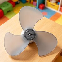 Fan Replacement Parts 16inch Universal Electric Parts with Nut Cover Wall Fan Leaves Replacement for Indoor Desk Office Dorm