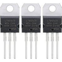 Pack of 30 L7805 L7805CV 7805 LM7805 Voltage Regulator 5V 1.5A Positive Output IC Circuit 5 Volt 1.5 Amp TO-220