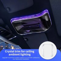 Crystal Reading Light Frames Decorative Stickers Interior Modification Accessorie For Mercedes Benz C GLC E Class W206 X254 W214
