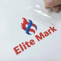 50pcs Stickers Personalized Custom Sticker Logo Transfer Sticker 3D Design UV DTF Wedding Labels Waterproof Company Brand Name