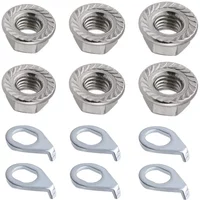 AliExpress NONE E-bike Hub Motor Nuts Safety Washer Front Rear Hub Carbon Steel M8/M9.5/M10 Lock Nut For 250-1000W Motors Electric Bicycle Parts