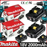 Premium 18V 2.0Ah Lithium-ion Makita Battery Pack BL1860 BL1850 BL1840 BL1830B Compatible with Makita 18V Power Tools