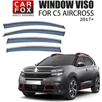 Fit for Citroen C5 AIRCROSS Window visor Car Sun Rain Guard Vent Shade Deflector Wind Weathershield Moulding Tuning Accessories