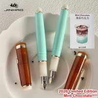 2026 Limited Edition Mint Chocolate ! JINHAO 82 Fountain Pen Gold Clip EF/F/M Writing Smooth Stationery Office School Supplies
