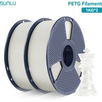 SUNLU PETG 2KG 1KG/roll 3D Printer Filament 1.75mm High transparency Colorful Tolerance+/-0.02mm DIY Gift Printing Fast Shipping