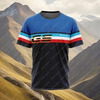 For BMW GS Motorrad R1250GS/R1200GS/ F850GS/F750GS/ T-Shirt Touring Motorcycle Racing ADVENTURE Blue Not Fade Jerseys