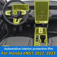 Car Door Center Console Media Dashboard Navigation TPU Anti-scratch Protector Film Interior Accessories For Honda ENS1 2022-2023