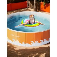 Swimming Pool Wear-Resistant Portable Folding Pool Swim Tool yard Paddling Pool Water Pond Toy Children PVC Round Paddling Pool