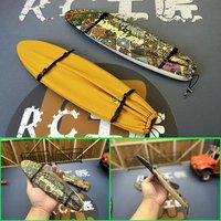 Simulation Surfboar Washable Ornaments for 1/10 RC Crawler Car Traxxas TRX4 Defender AXIAL SCX10 RC4WD RTG KM Diy Parts Toys
