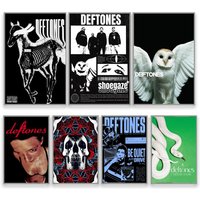Hot D-Deftones Band Cool Poster Perfect Sticker Self Adhesive Art Designed For Home Dining Office Spaces Durable