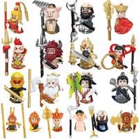 Mythological Story MOC Journey To The West Novel Chinese History Action Figures Building Blocks Models Children's Toys Gifts