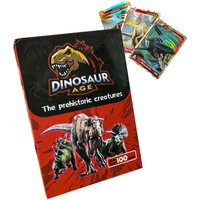 Dinosaur Age English Flashcards 100 Unique Cards Kids Cognitive Sight Words Cards Toddler Preschool Early Education Dinosaur Era