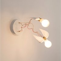 Lucellino Wall Lamp Contemporary Italian Art Feather Wall Light For Living Room Hallway Aisle Designer Bedroom Bedside Sconces
