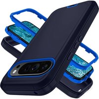 3 in 1 Heavy Duty Shockproof Case For Google Pixel 11 10 9 Pro XL 10A 9A 8A Pro Original Anti-drop Full Body Protection Cover