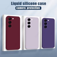 For Samsung Galaxy S25 Edge S26 S25 S23 S24 Ultra S24 S25 FE A57 A17 A56 A55 A36 A16 5G Liquid Silicone Soft Case Phone Cover