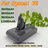 21.6V 12800mAh Battery for Dyson V6 Vacuum Cleaner, Compatible with DC62 SV03 SV09 DC58