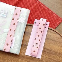 Adjustable Notebook Straps Loose-leaf Notebook Elastic Strap DIY Decoration Band Binding Rope Cute Star Binder Strap Decoration