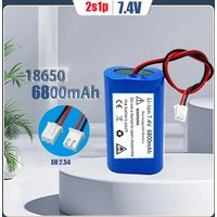 7.4V 6800mAh 18650 Batterie Au Lithium 2S1P 6800mAh Batterie Aste Mégaphone Haut-parleur Carte De Protection + Prise XH-2.54