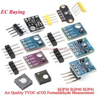10Pcs/1pc GY-SGP30 SGP40 SGP41 Gas Air Quality Sensor Module TVOC eCO2 Carbon Dioxide Measurement Formaldehyde Air Detector