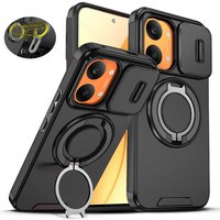 For Mi Poco X8 X7 X6 Pro Magnetic Bracket Phone For Mi Poco X8 Promax F7 Ultra Sliding Window Anti Fall Case