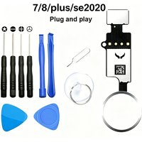 Home Button Touch ID Flex Cable For iPhone 7 7Plus 8 8Plus, Return to Main Page Home Button Assembly Replacement Repair Parts