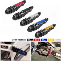 1 Pair Universal Motorcycle Rear Passenger Foot Pegs Pedals Footrest Scooter Foot-Peg Motorbike Pedal Modification CNC Aluminum