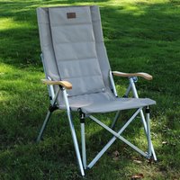Aluminum Alloy Folding Recliner Adjustable Multi-Position High-Back Chair Breathable Outdoor Fishing & Picnic Chair