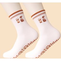 AliExpress NONE Men's and women's sports socks, fitness Pilates anti slip yoga socks, men's socks, bicycle socks, women's socks, back to school
