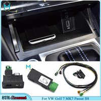 5Q 0035726 E 5Q 035 726 E Für VW Golf 7 MK7 VII Für Passat B8 CarPlay Media USB AUX Schalter MIB2 MDI USB AMI Adapter Steckdose