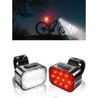 AliExpress NONE BUCKLOS Bicycle Front Rear Light USB Charge Road Bike Headlight Light Waterproof MTB Taillight LED Cycling Lantern Lamp