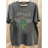 Plus Size Summer Women's Vintage The Pogues T-Shirt Unisex Cotton Breathable Stylish Versatile Street Style Oversized