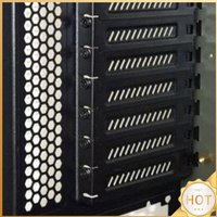 5pcs Heat Dissipation Computer PC Case PCI Baffle Graphics Card Slot Cover Plate