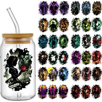 mixed cartoon Characters UV DTF Wrap Transfer 16oz No Heat Needed Waterproof Permanent Adhesive
