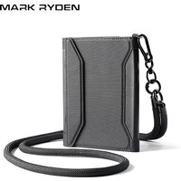 MARK RYDEN Anti-theft Passport Wallet Multi-card Organizer with Crossbody Lanyard