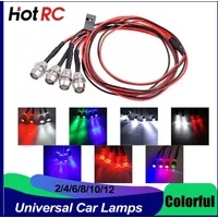 3mm 5mm 8mm RC Car Lamp Universal LED Lights for 1/8 1/10 1/12 1/24 Axial Scx10 Traxxas Trx4 WPL Redcat Tamiya Crawler Truck