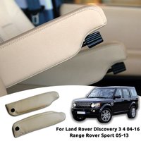 2 PCS For Land Rover Discovery 3 4 2004-2016/Range Rover 2005-2013 Car Side Seat Armrest Cover Microfiber Leather Original Curve