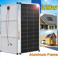 panneau solaire 12v en aluminium cadre léger panneau photovoltaïque 320w 300w 160w 150w kit pour camping-car maison RV bateau balcon voyage UE entrepôt DHL expédition