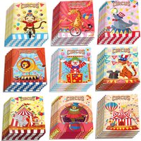 9/18pcs Circus Show Coloring Books Graffiti Joker Animal Show DIY Drawing Painting Books For Gifts Birthday Party Supplies