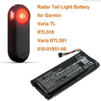 Cameron Sino 3.7V 950mAh Bicycles Flashlights Battery 361-00082-00 for Garmin Varia TL,RTL510,RTL 510,RTL501, 010-01951-00 +TOOL