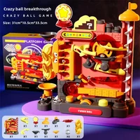 Children Educational Montessori Toys Multilayer Track Adventure Game Rail Rolling Ball Model Interactive Brain Christmas Gift
