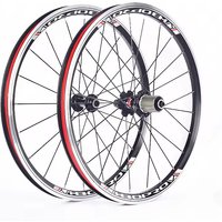 Novatec 20 Inch Folding Bicycle Wheelset Aluminum Alloy Wheels A271F372SB V Brake 4bearing 7-11Speed 20/24H Bike Wheels image 4