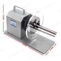 Multifunktionale Automatische Kernlose Etikettenaufwickelmaschine Einstellbare 1-12 Zoll Papierrollenaufwickelanlage